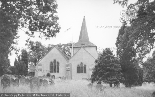 Photo of West Grinstead, St George's Church c.1955