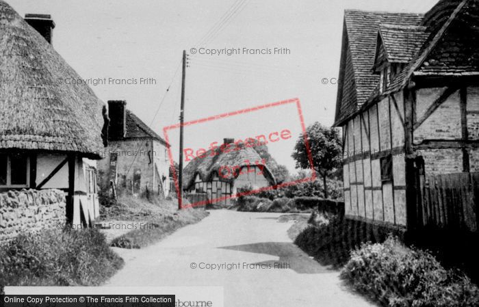 Photo of West Hagbourne, Village c.1955