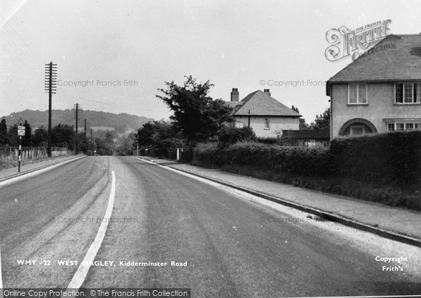 Photo of West Hagley, Kidderminster Road c.1955
