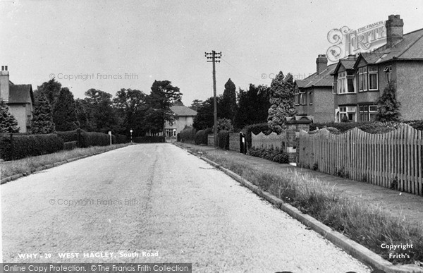 Photo of West Hagley, South Road c.1955