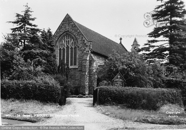 Photo of West Hagley, St Saviour's Church c.1955