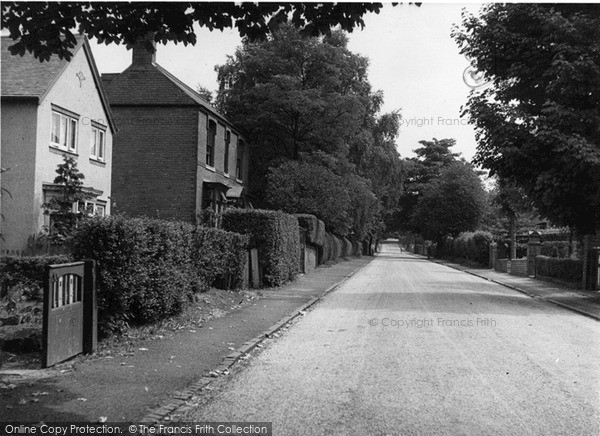 Photo of West Hagley, Western Road c.1955
