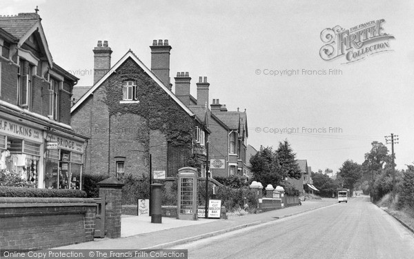 Photo of West Hagley, Worcester Road c.1955
