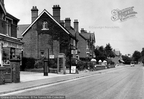 Photo of West Hagley, Worcester Road c.1955