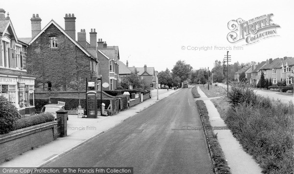 Photo of West Hagley, Worcester Road c.1960