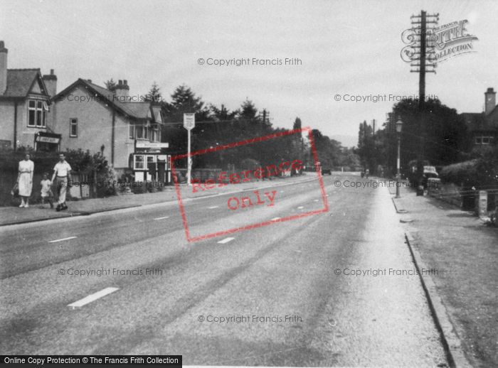 Photo of West Hagley, Worcester Road South c.1950