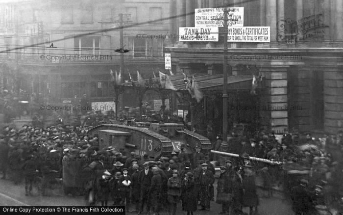Photo of West Ham, 1st World War Tank 1918