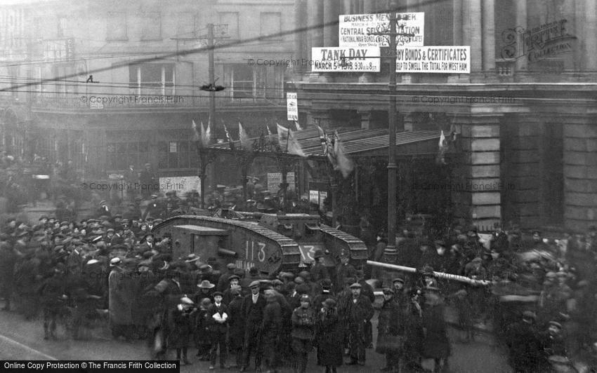 West Ham, 1st World War Tank 1918