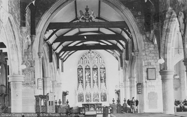 Photo of West Ham, Nave And Chancel, All Saints Church c.1955