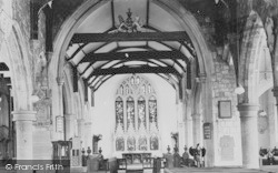 Nave And Chancel, All Saints Church c.1955, West Ham