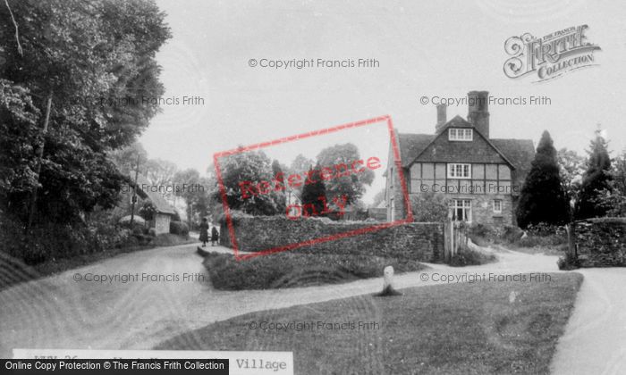 Photo of West Hanney, The Village c.1955
