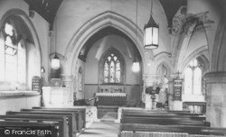 The Church Of St Mary, Interior c.1955, West Harptree