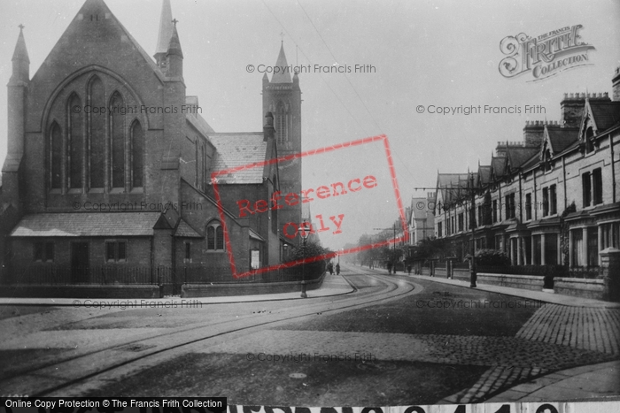 Photo of West Hartlepool, St Paul's Church And Grange Road 1913