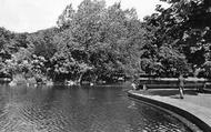 The Lake, Ward Jackson Park c.1955, West Hartlepool
