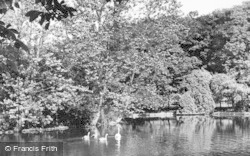 The Lake, Ward Jackson Park c.1955, West Hartlepool
