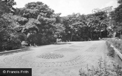 The Terrace, Burns Valley Park c.1955, West Hartlepool