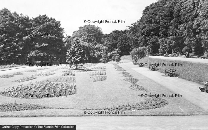 Photo of West Hartlepool, Ward Jackson Park c.1955