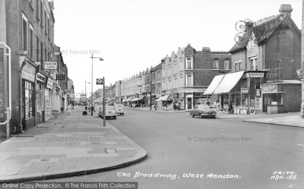 Photo of West Hendon, The Broadway c.1965