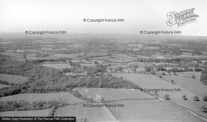 Photo of West Hoathly, Aerial View Of Blackland Farm c.1960