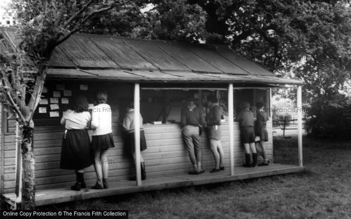 Photo of West Hoathly, Blackland Farm, Camp Shop c.1965