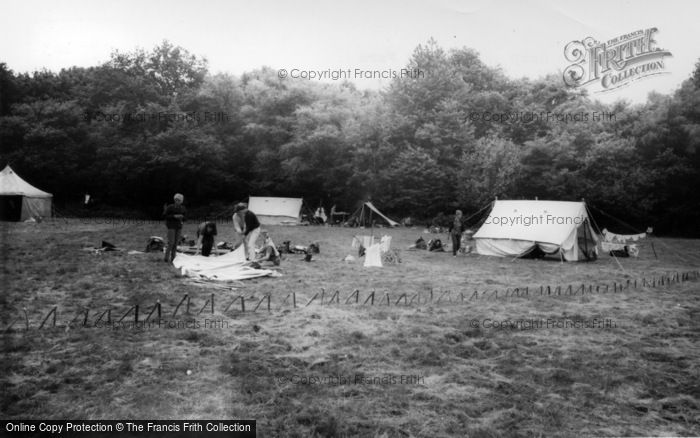 Photo of West Hoathly, Blackland Farm, The Swedish Camp c.1965