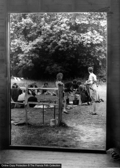 Photo of West Hoathly, Blackland Farm, View From Inside The Camp c.1965