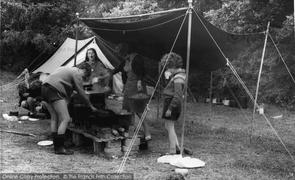 Photo of West Hoathly, Cooking At Blackland Farm c.1965