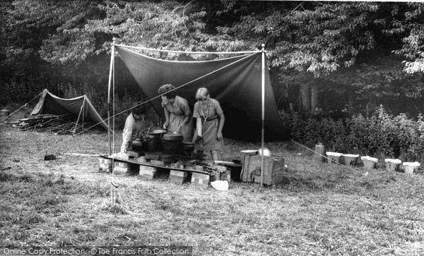 Photo of West Hoathly, Cooking At Blackland Farm c.1965