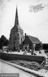 St Margaret's Church c.1960, West Hoathly