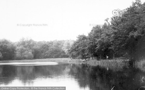 Photo of West Horndon, Thorndon Park Estate, The Lake c.1965