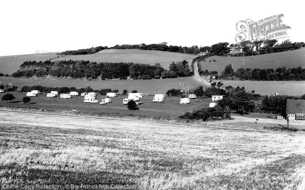 Photo of West Hougham, The Plough Caravan Park c.1965