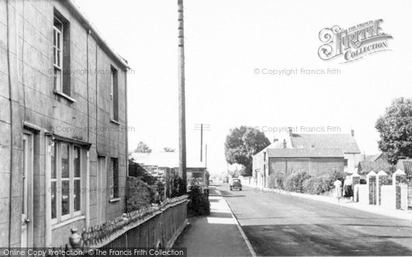 Photo of West Huntspill, High Road c.1955