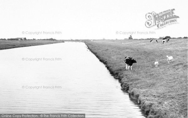 Photo of West Huntspill, Huntspill River Slow Way c.1960