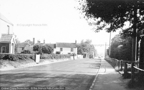 Photo of West Huntspill, Main Road c.1955