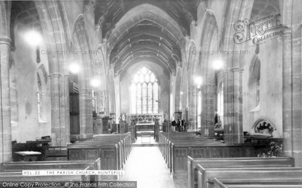 Photo of West Huntspill, The Parish Church Interior c.1960