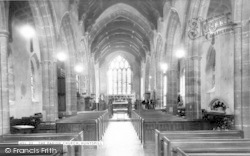 The Parish Church Interior c.1960, West Huntspill