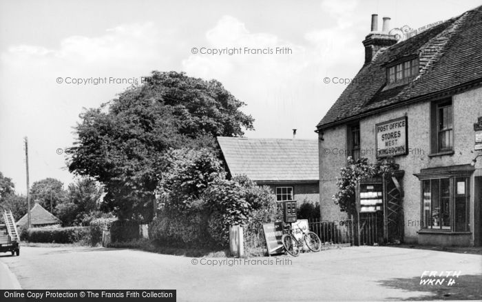 Photo of West Kingsdown, Post Office Stores c.1955