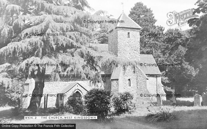 Photo of West Kingsdown, St Edmund's Church c.1955