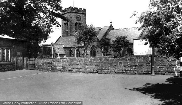 Photo of West Kirby, St Bridget's Church c.1955