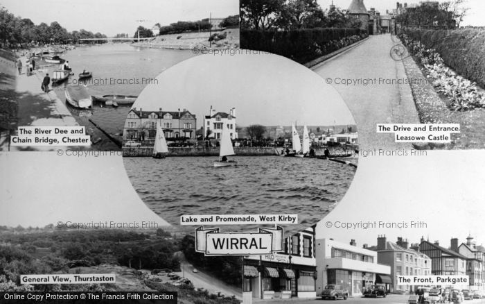 Photo of West Kirby, Wirral Composite c.1955