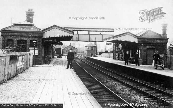 Photo of West Lavington, Lavington Station c.1910
