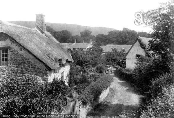 Photo of West Luccombe, The Village 1901