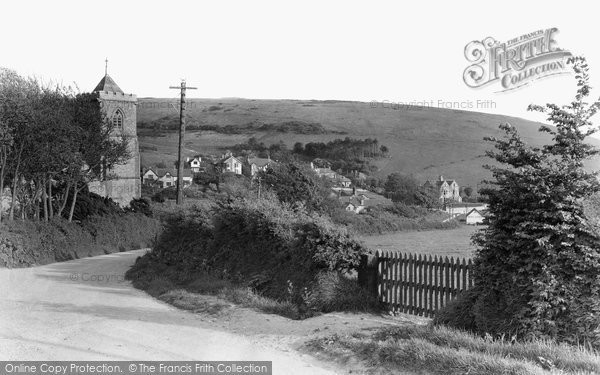 Photo of West Lulworth, Church Road c.1950