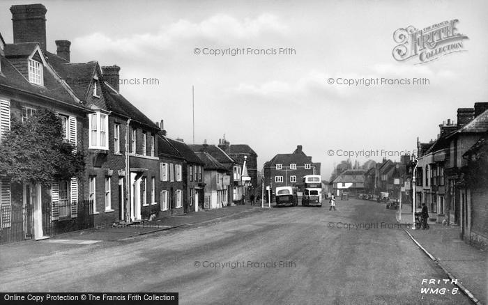 Photo of West Malling, High Street c.1955