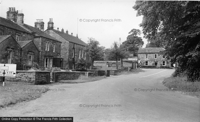 Photo of West Marton, Village c.1957