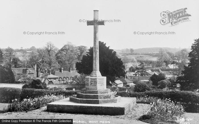 Photo of West Meon, General View And War Memorial c.1955