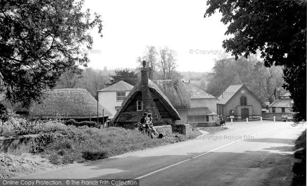 Photo of West Meon, Main Road c.1955