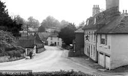 Red Lion Hill c.1955, West Meon