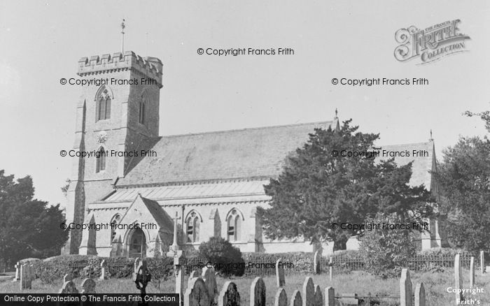 Photo of West Meon, St John's Church c.1955
