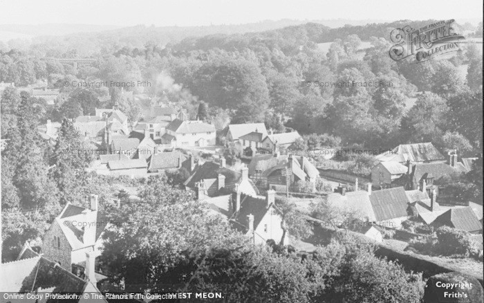 Photo of West Meon, View From The Church Tower c.1955